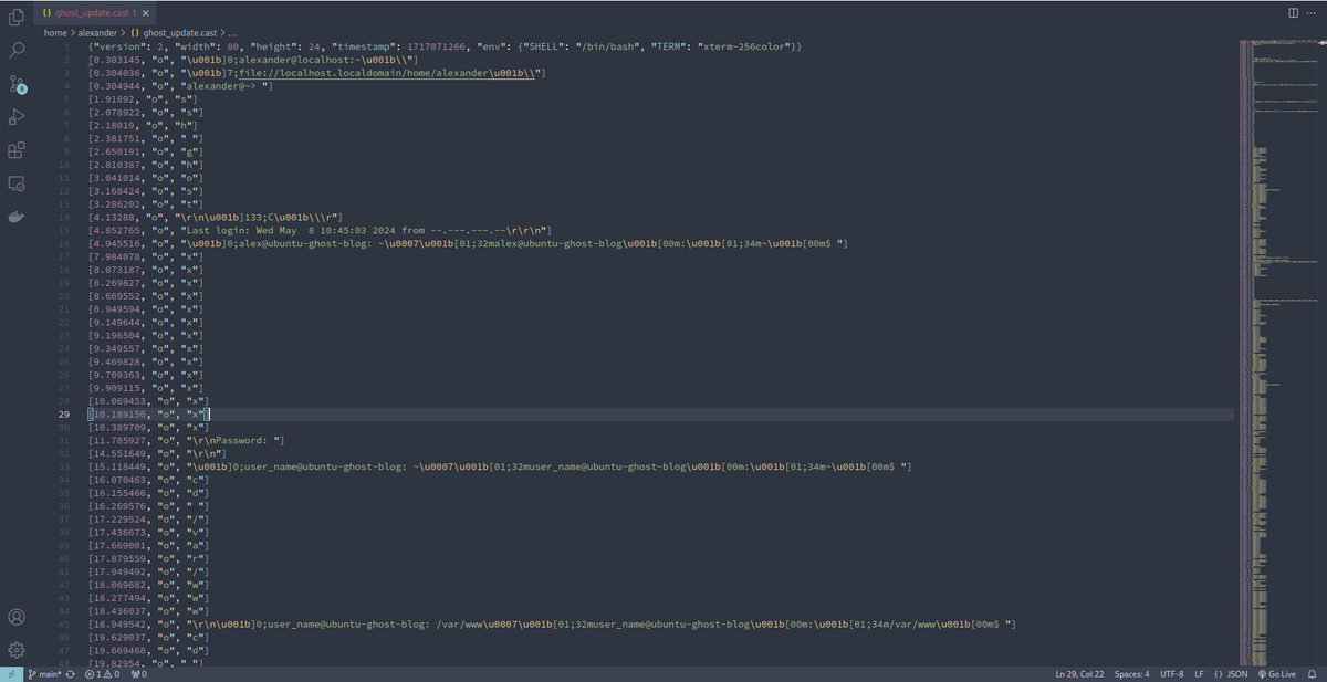 How to Edit Sensitive Information in asciinema Recordings for Secure Software Demos