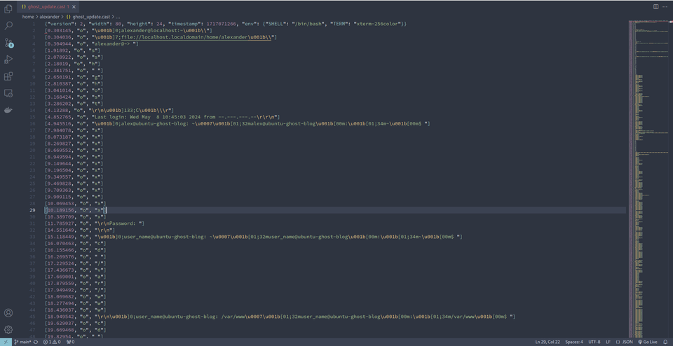 How to Edit Sensitive Information in asciinema Recordings for Secure Software Demos